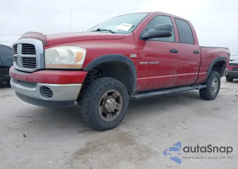 2006 Dodge Ram 2500 Slt/Trx4 Off Road/Sport/Power Wagon z USA, uszkodzony, nr VIN 3D7KS28DX6G122803